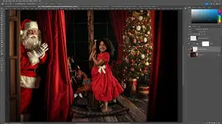 Editing tutorial: Adding the Secret Santa overlay in Photoshop (by LSP Actions)