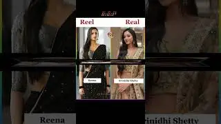 KGF All Characters  Actors And Actress Cast With Name #reelvsreal #shortsvideo #viral #youtube