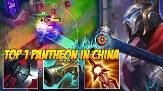 TOP 1 PANTHEON GAMEPLAY IN CHINA SERVER | BROKEN CHAMP!!