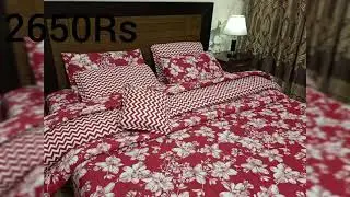 *Khaadi* & *Alkaram* bed sheets set #2021