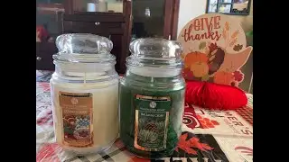 Aldi Large Jar Christmas Candle Haul!