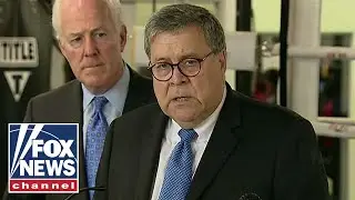 Barr discusses Jeffrey Epstein case with media
