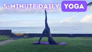 5 Minute Daily Yoga | Easy Full Body Flow for Beginners