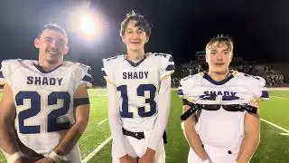 Shady&rsquo;s Kaiden Helmer, Cal Culicerto and Shayde Hedgecock 
