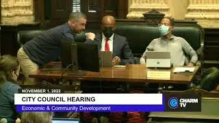 Baltimore City Council Meeting; November 01, 2022