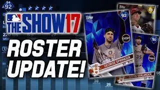FINAL ROSTER UPDATE OF THE SEASON! SPRINGER UPGRADED & LAMB TO GOLD! | MLB The Show 17 Roster Update