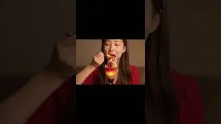 Gentle Chewing Sounds for Your Ears. A Beautiful Woman Eats the &ldquo;Flaming Parfait&rdquo;【Ultimate ASMR】