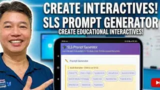 AI Prompt Generator and Library: Empowering Teachers as Designers of Interactive Learning #html5 