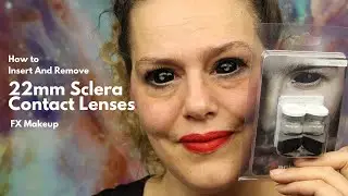 How to: Insert And Remove 22mm Sclera Contact Lenses
