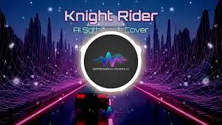 🚗 Theme from Knight Rider (Remix Synthwave AI Cover) | Free Copyright Music | Instrumentalizando AI