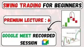 Stock Market Premium Lecture | Swing Trading Strategy | Intraday Trading Tips |