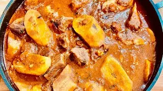 Hearty Plantain Beef Stew Recipe That Will Make Your Mouth Water!