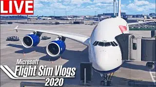 🚨LIVE - Microsoft Flight Simulator 2020 | Boeing 747 | Smooth Landing at Miami | Flight Vlogs 🛫