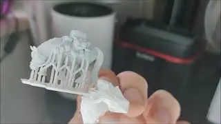 3D Drucker Resin Test #2 SUNLU ABS-Like grau / Elegoo Mars 3