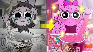Glow-up Pinki?! Incredibox Sprunki | Wenda VS Pinki Convenience Store WHITE PINK MUKBANG | Animation