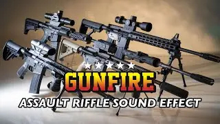 Realistic Assault Rifle Sounds   Clear Gunfire Audio 🔥