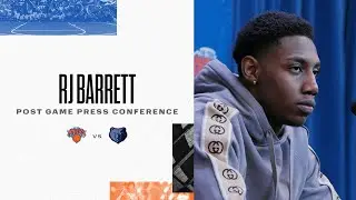 RJ Barrett | Knicks Postgame (2/2)