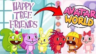 NEW ✅ HOW TO MAKE HAPPY TREE FRIENDS IN PAZU AVATAR WORLD #avatarworld 