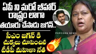 TDP Leader Shocking Comments on CM Ys Jagan Over Crimes in AP | Ysrcp Govt | Popcorn Media