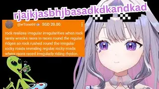 Biboo's Funny Alien Language For Tongue Twist Superchat (Hololive)