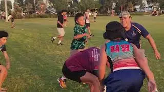 Monday night Social Touch Footy.  