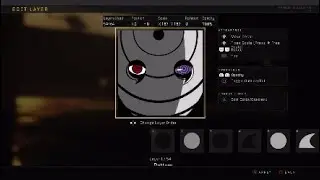 BO4 Obito Uchiha sharingan and rinnegan emblem