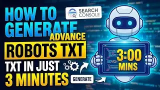 How to generate Advance Robots TXT in just 3 minutes