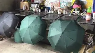 Umbrella screen printing | Filipino style
