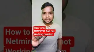 Net mirror app not working || How to fix in 2025