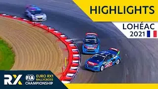 Euro RX1 Rallycross Final Highlights : World RX of Loh&eacute;ac 2021 : Rallycross France 2021