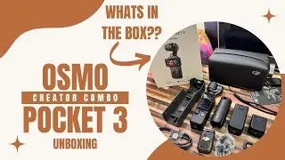 DJI Osmo Pocket 3 Creator Combo Unboxing | First Hands-On + Voiceover with Dji Mic Mini | Bangladesh