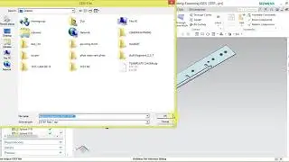 Học NX CAD Online - B&agrave;i20 : Importing Exporting IGES, STEP  - Xuất file ra file trung gian