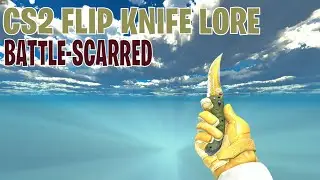 Flip Knife Lore (Battle-Scarred) | CS2 Skin Showcase #495