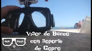 Visor de Buceo con soporte de GOPRO