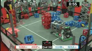 2015 VRC Tech Q162 - 5106A 4393P vs 1114M 8231A - 53 to 43 - VEX Worlds 2015 - Technology Division