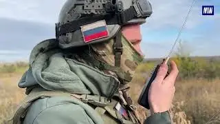 Combat work of the BM-21 Grad MLRS