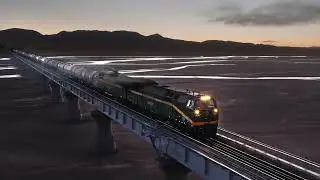 The highest railway in the world - Qinghai-Tibet Railway