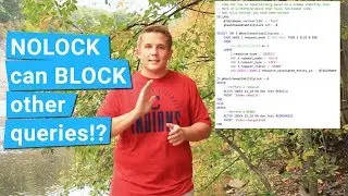 How NOLOCK causes blocking