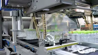 SK 500 F ERGON packer with PSHA (pre-shrinking handle applicator)