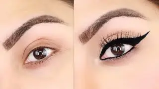 How to Apply Eyeliner and False Lashes on Small Hooded Eyes| छोटी ऑयस पे ऑय लाइनर लैशेस कैसे लगाएं