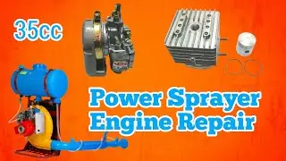 How to repair Power sprayer  starting problem | 35cc  Petrol/ பவர் ஸ்பிரேயர் சரி செய்யும் வீடியோ