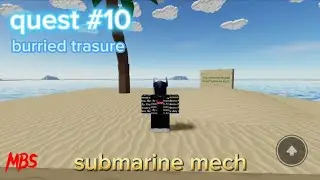 HOW TO GET submarine mech in mega boss survival🌊