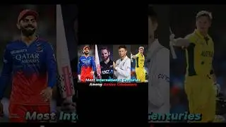 Most International Centuries Among Active Cricketers #cricket #shorts #viral #trending #shortsfeed