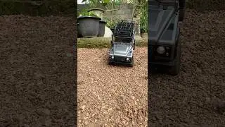 MN D99S v2 Rc Defender jumping slow motion action🔥 #rctoys #rccar #rccrawler #rctoycar