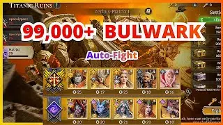 Watcher of Realms Matrix 1 Bulwark Form 99,000+ Score Auto Fight | Manual guide coming soon..