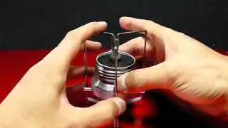 Bare-Hand Adjustable Hanged CF Alcohol Stove