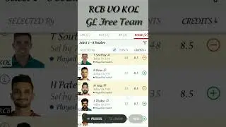 KKR vs RCB Dream11 Prediction, KOL vs RCB Dream11 Team, KKR vs RCB Grand League Team, IPLT20 Dream11
