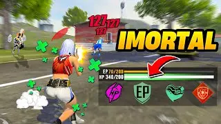 VIDA INFINITA com essas HABILIDADES no FREE FIRE 😍 MELHOR combo de CURA com esses PERSONAGENS
