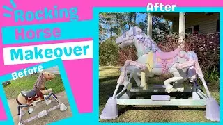 Old Rocking Horse Makeover with Paint