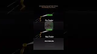 Pro Trader vs New Trader #trading #ytshorts #bitcoin #stockmarket #cryptocurrency #focus